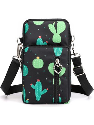 Masoffy Renk 21 Küçük Omuz Çantaları Naylon Kadın Cep Telefonu Çantaları Mini Kadın Messenger Çanta Bayan Cüzdan Yeni Crossbody Çanta Spor Cüzdan Bolsos (Yurt Dışından)