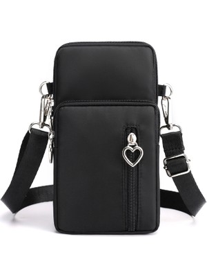 Masoffy Renk 21 Küçük Omuz Çantaları Naylon Kadın Cep Telefonu Çantaları Mini Kadın Messenger Çanta Bayan Cüzdan Yeni Crossbody Çanta Spor Cüzdan Bolsos (Yurt Dışından)