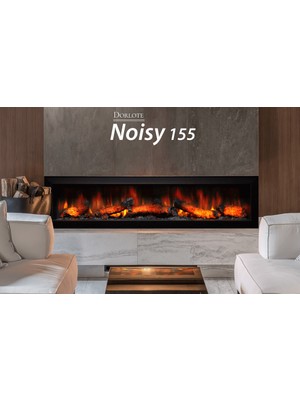 Dorlote Noisy 155 cm Elektrikli Şömine