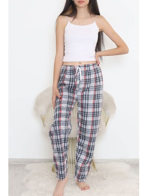 Modadanevar Polar Pijama Altı Grikareli - 11858.1048.