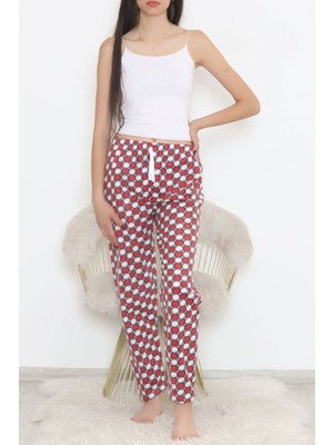 Modadanevar Polar Pijama Altı Kırmızınoktalı - 11858.1048.
