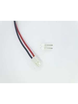 Sanec 5,08MM 2 Pin Kablolu Konnektör Takım 30CM - 2,50MM - Çift Taraflı