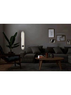 Vonalight Modern Dekoratif LED Duvar Aplik 70CM Siyah 3000K