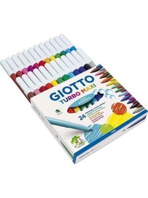 Giotto Turbo Maxi Keçeli Kalem 24'lü Kutu 455000