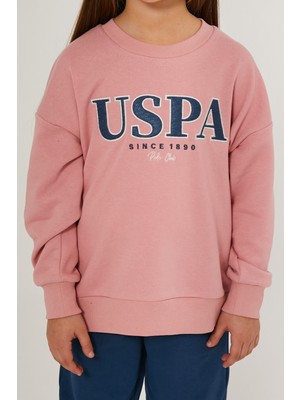 U.S. Polo Assn. Kız Çocuk Pembe Eşofman Takımı