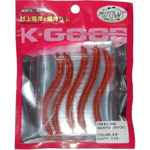 Silikon Kurt Mutant Spın Forte Kurt 7.5cm 5’li  Renk:05