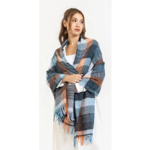 Yumuşak Dokulu Buklet Kadın Omuz Şalı