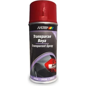 Transparan Sprey Boya Kırmızı 400 ml - Stop Boyası