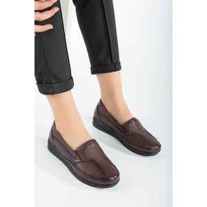 The Dortex Shoes The Dortex CD221 Kadın  Tam Ortopedik Taş Işlemeli  Ultra Rahat Anne Ayakkabısı