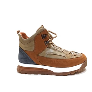 Camel Deri Erkek Bot Ayakkabı