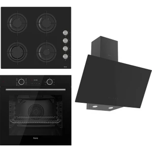 Fryart Serisi Airfry Pişirme Siyah Set (CS205 + XE63CS +D077 )