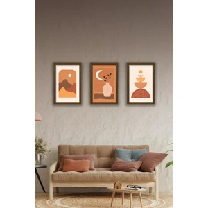 3 Parça Çerçeve Görünümlü Mdf Tablo Seti - 3ARTAVESSA4