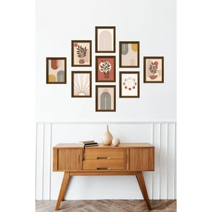 9 Parça Çerçeve Görünümlü Mdf Tablo Seti - 9ARTAVESSA1