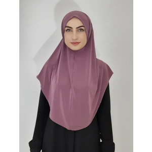 Erasra Class Namaz Örtüsü Hazır Büyük Esarp Hac ve Umra Icın Hıjap Malezya Modeli Leylak