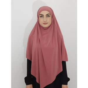 Erasra Class Sufle Hazır Baglamalı  Büyük  Esarp  Hijap Hac Umre Icin Uygundur Sandy Kumas Gül Kurusu