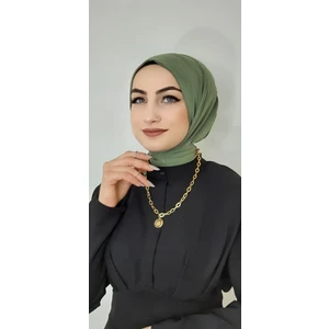 Erasra Class Cıtcıtlı Hazır Eşarp Şal Hijap Acık Yesil