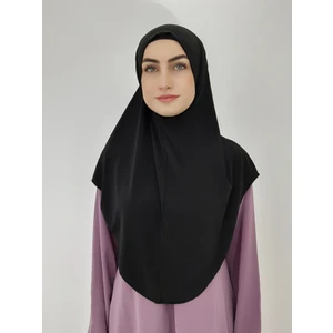 Erasra Class Namaz Örtüsü Khimar, Hazır Büyük Esarp, Malezya Modeli, Hijap ,hac Umre Icin Sandy Kumas Siyah