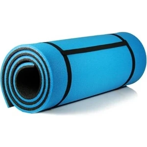 Taşıma Askılı Konfor Modeli Çift Taraflı Kaymaz Yoga Meditasyon Minderi Mavi Mat