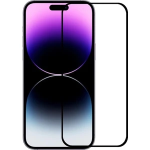 Apple iPhone 15 / 15 Plus / 15 Pro / 15 Pro Max Uyumlu Tam Kaplayan Temperli Cam Ekran Koruyucu Siyah