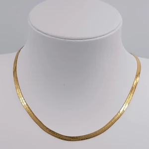 Çelik Gold Italyan Ezme Zincir 45 cm