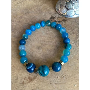 Mavi Akik Bileklik