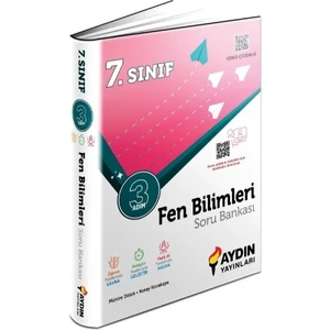 Aydın Yayınları 7. Sınıf 3 Adım Fen Bilimleri Soru Bankası