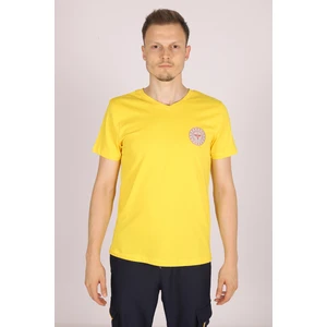Pratik Medikal Sarı 112 Acil Sağlık V Yaka Tişört Unisex
