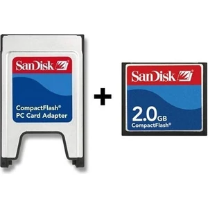 Compact Flash Adaptör + 2gb Compact Flash Kart