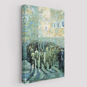 Harita Sepeti Vincent Van Gogh Tutuklular Çemberi Tablosu -6445