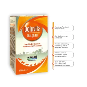 Doluvita 100 ml Oral Çözelti Sıvı Multivitamin Amino Asit Premiks
