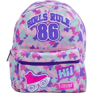 2 Bölmeli Girls Rule Anaokulu Çantası Lila MU-6801