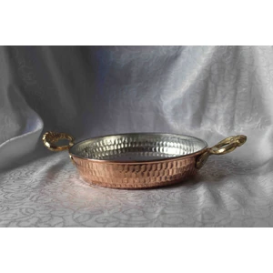 Bakır Kalın Tava/Sahan 19 cm