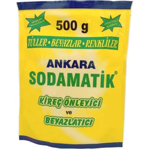 Ankara Sodamatik Kireç Önleyici ve Beyazlatıcı 500 gr (Tüller - Beyazlar - Renkliler)