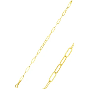 Söğütlü Silver Gümüş Altın Yaldızlı Ataç Bileklik SGTL12264GOLD