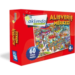 Aklımda Zeka Oyunları 60 Parça Puzzle- Alışveriş Merkezi
