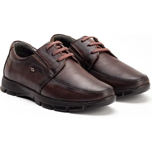 The Dortex Shoes The Dortex  COMF02 Erkek  Bağcıklı Topuk Jelli Yumuşak Ortopedik Günlük Baba Ayakkabısı