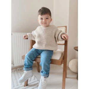 Eyc Baby Taş Bebek / Çocuk Oversize Triko Kazak Unisex