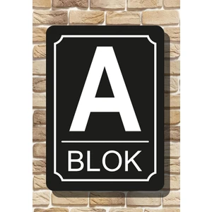Zafrak Reklam Apartman Site Bina Blok Yönlendirme Isim Tabelası Alüminyum Panel
