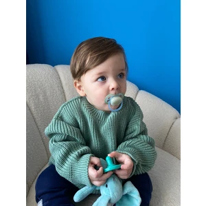 Eyc Baby Vizon Bebek/ Çocuk Oversize Triko Kazak Unisex