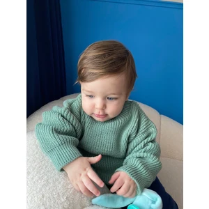 Eyc Baby Vizon Bebek/ Çocuk Oversize Triko Kazak Unisex