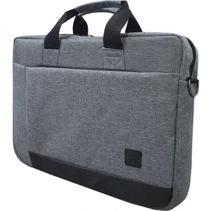 Gbmotion 3 Bölmeli Evrak Laptop El Omuz Çantası 17,3 Inç Gri