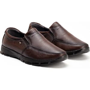 The Dortex Shoes    COMF01  Erkek  Deri Topuk Jelli Yumuşak Ortopedik Günlük Baba Ayakkabısı