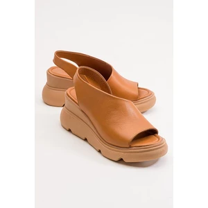 7712 Turuncu Kadın Sandalet