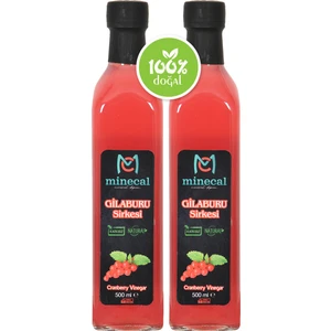 %100 Ev Yapımı Katkısız Gilaburu Sirkesi 2X500ML