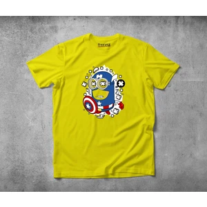 Captain Minion  Pamuklu Penye T-Shirt