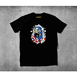 Captain Minion  Pamuklu Penye T-Shirt