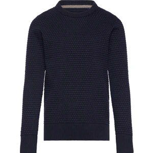 Jack & Jones Bisiklet Yaka Normal Düz Lacivert Erkek Çocuk Kazak Jjeatlas Knıt Crew Neck Jnr