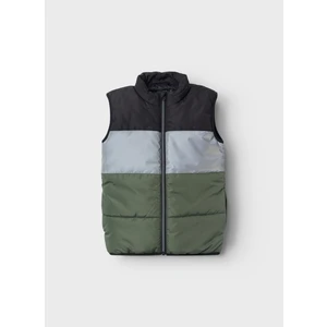 Name It Diyagonal Haki Erkek Yelek Nkmmylane Vest1 Reflectıve