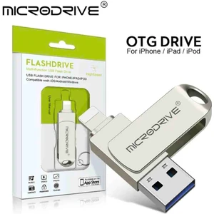 512 Gb.İphone Lightning ve Usb 3.0 Metal Usb Flash Bellek Otg Çift GİRİŞLİ Metal Sağlam Orjinal