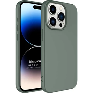 Apple iPhone 15 Pro Max Kılıf Groovy Soft Koyu Yeşil